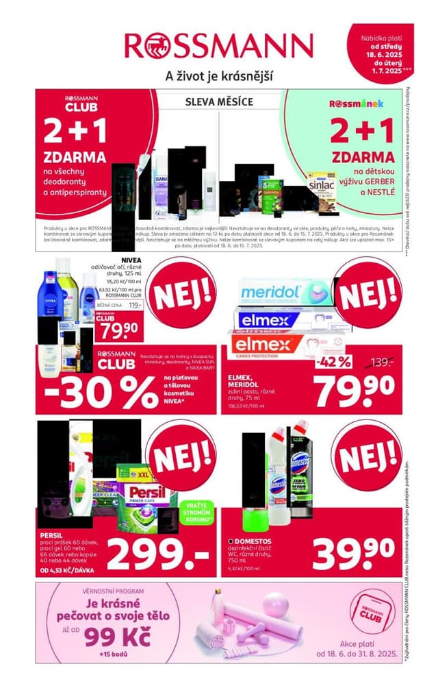 Rossmann drogerie leták 11. - 24.6.